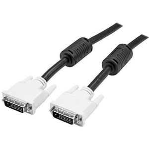 StarTech.com DVI-D Dual Link kabel 10m (stekker/stekker), DVI 24+1-pins monitorkabel Dual Link, DVI-aansluitkabel met ferrietkernen