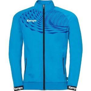 Kempa Wave 26 Poly Jacket voor jongens en jongens, sport, voetbal, trainingsjack, sweatjack