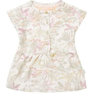Noppies Baby Girls Dress Nambe speeljurk met korte mouwen, all-over print, Pristine N021, 56 cm