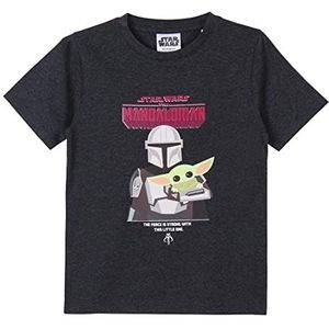 CERDÁ LIFE'S LITTLE MOMENTS The Mandalorian zomerT-shirt met korte mouwen voor meisjes, 100% katoen, officieel Star Wars-gelicentieerd product, zwart, normaal voor meisjes