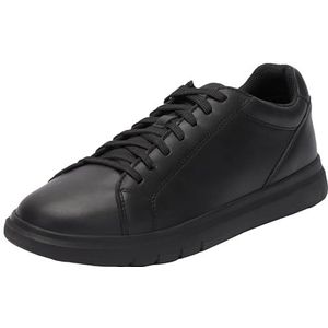 Geox Lage sneakers voor heren, Zwart, 46.5 EU