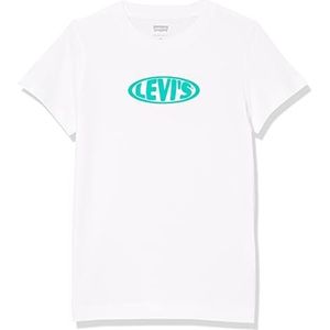 Levi's Kids Jongens T-shirt, Kleur: wit, 10 jaar