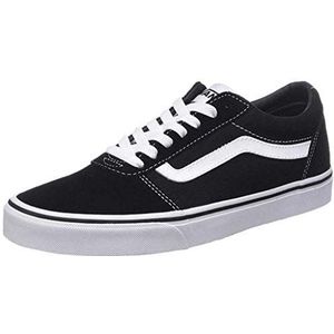 Vans Sneaker Ward Canvas heren Low-Top Trainers , zwart Suede Canvas Black White Car , 39 EU