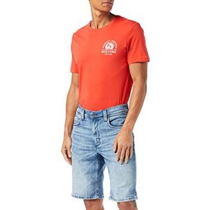 Mustang Washington herenshorts, middenblauw 313, 38