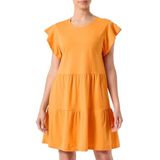 VILA - VISummer - Zomerjurk - Oranje - Korte Lengte - Losse Pasvorm