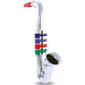 Bontempi 32 3931 saxofoon met 4 gekleurde toetsen/noten