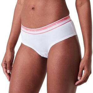 Emporio Armani Dames Cheeky Broek Hipster Slipje, Wit, L, Wit, L