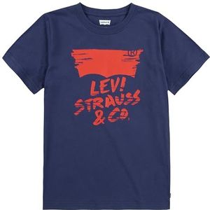 Levi's Kids JONGEN LVB SKETCHED LOGO TEE SHIRT BLAUW 8Jaren