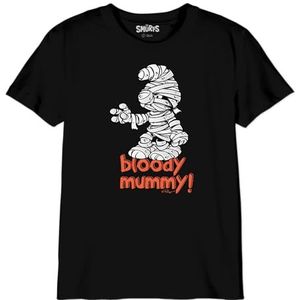Smurfs BOSMURFTS021 T-shirt, zwart, 6 jaar, zwart, 6 Jaren