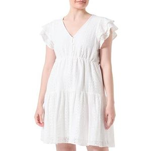 ONLY Dames Onlhelena Lace Capsl Dress WVN Noos zomerjurk, wit, XL