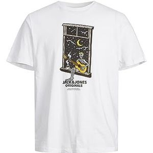 JACK & JONES Jorafterlife Tee Ss Crew Neck Sn Poloshirt voor heren, wit (bright white), S