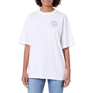 HUGO - Oversized-fit T-shirt - Katoen - Met Logo-artwork
