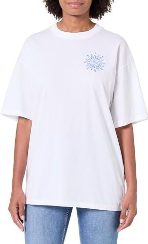 HUGO - Oversized-fit T-shirt - Katoen - Met Logo-artwork