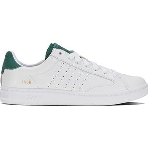 K-Swiss Lozan Klub LTH Sneakers, voor heren, wit/wit/posyGreenSD, 41 EU, Wit Wit Wit Posygreensd, 41 EU