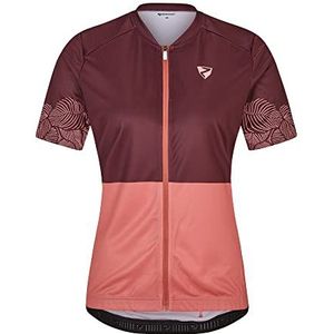 Ziener Dames NYMERIA fietsshirt/fietsshirt - mountainbike|racefiets - ademend, sneldrogend, elastisch, korte mouwen, roze stof, 34