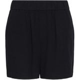 PIECES Pcvinsty Hw Linen Shorts Noos Linnen Shorts voor dames, zwart, L