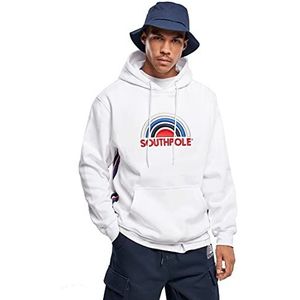 Southpole Heren Multi Color Logo Hoodie Hoodie