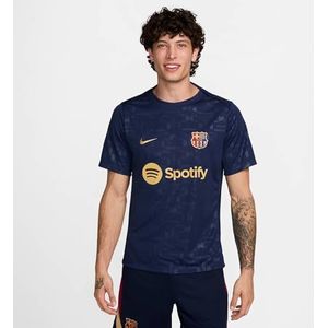Nike - Dri-Fit Academypro - Sportshirt - Midnight Navy - Fc Barcelona
