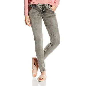LTB Jeans Porto Cervo Damesjeans, super skinny jeans, grijs (wolf grey undamaged wash 3881.0), 29W