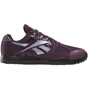 Reebok Dames Nano 2.0 Sneaker, Midnight Plum/Zwart/Paars, 4 UK, Midnight Plum Zwart Paars, 37 EU