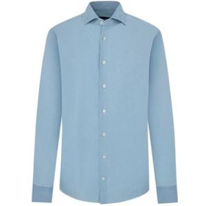 Hackett London Heren Am Apex Gilet Shirt, Blauw (hemelsblauw), XL, Blauw (Sky Blue), XL