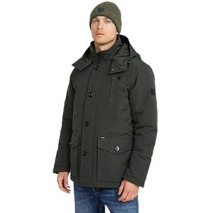 G-Star RAW Vodan gewatteerde jas met capuchon, grijs (asfalt D26403-D908-995), S