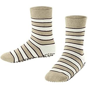 FALKE Uniseks-kind Stopper Sokken Simple Stripes K HP Katoen Noppen op de zool 1 Paar, Beige (Sand Melange 4650) nieuw - milieuvriendelijk, 19-22