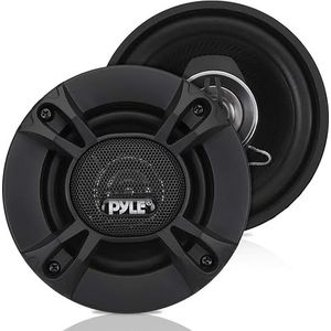 Pyle Autoluidsprekers - 2-Weg Auto Speakers - Coaxiale Luidsprekers - Pro Audio Speaker Luidspreker voor Auto - Compatibel met Deur en Zijpaneelmontage - 240 Watt - Set van 2 - Zwart