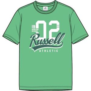RUSSELL ATHLETIC A30101-AG1-23 02RA-S/S Crewneck Tee T-shirt heren alsem groen maat XXL, Absint groen, XXL