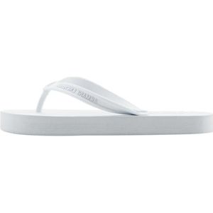 Armani Exchange Cooper, Essential, Printed Logo Flip-Flop, Op. White+ Black, 39 EU, Op Wit Zwart, 39 EU