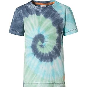 s.Oliver Junior Boy's T-shirt met korte mouwen, Dark Blue AOP, 92/98