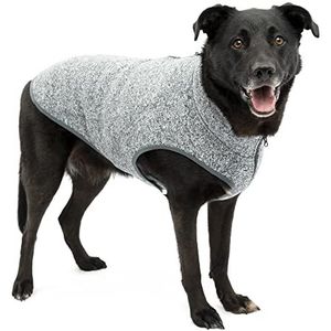 Kurgo - K9 Core Fleece voor honden, alle seizoenen, opening voor harnas, zwart, XL