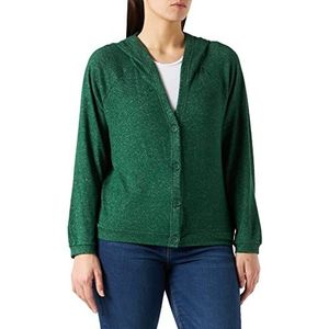 Street One Dames 317050 gebreide jas, Timeless Green Melange, 34