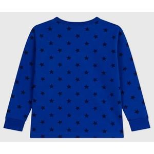 Petit Bateau T-shirt met lange mouwen van bedrukt katoen, olympische avond, 12 Jaren