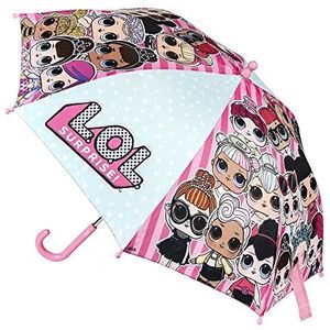 CERDÁ LIFE'S LITTLE MOMENTS - LOL Surprise handige paraplu voor kinderen - officiële MGA-licentie, roze (240000497_T42C-C07)