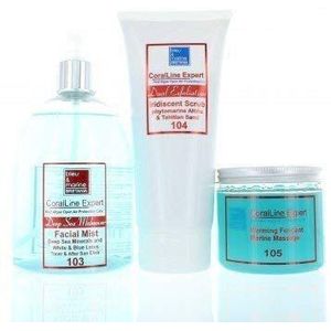 Veana CoralLine Blue Lotus Toner met Scrub en Warming Massage Pro, per stuk verpakt (1 x 3 stuks)