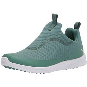 PUMA Golf Laguna Fusion Slip-On Spikeless Schoenen Dames, Blauwe Spar Puma Zilver, 38 EU