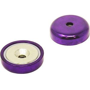 Magneet Expert NPA32 (PU)-4 32mm dia A Type Neodymium Pot Purple (Pack van 4) Magneet
