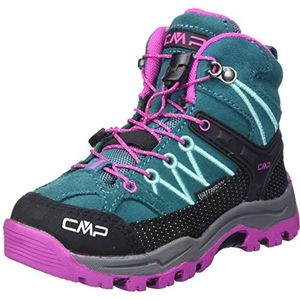 CMP Kids Rigel Mid Trekking Shoe Wp uniseks-kind Trekking- en wandelschoenen, Lake Pink Fluo, 35 EU