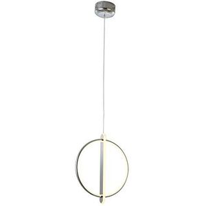 Homemania hanglamp, 100% metaal, chroom