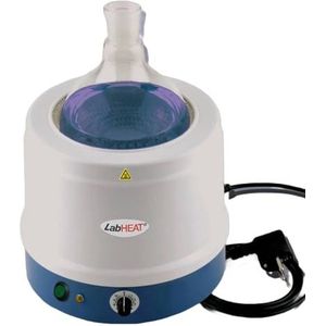SAF Wärmetechnik KM-MES Verwarmingskap voor behuizingsverwarming met waterdicht verwarmingselement voor 100 ml ronde kolf, 100 watt, 230 volt, 175 mm diameter, 180 mm hoogte