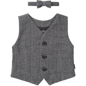 Noppies Baby Baby-jongens Gilet Set Texico Pullover, Phantom - P008, 62 cm