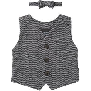 Noppies Baby Baby-jongens Gilet Set Texico Pullover, Phantom - P008, 74 cm