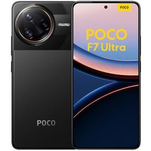 POCO F7 Ultra Smartphone, 12+256, Black, 5300mAh batterij, 120W HyperCharge, Xiaomi HyperAI