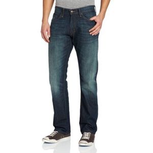 Levi's Heren 00514-0519 Jeans, Midnight Dark Wash - Stretch, 33W x 30L
