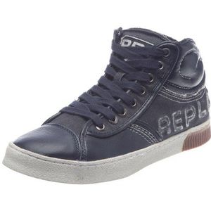 Replay Hardy C/O hoge herenschoenen, Bleu Marine, 41 EU