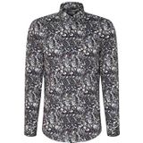 Seidensticker - Performance - Overhemd - Lila - Slim Fit - Katoenmix