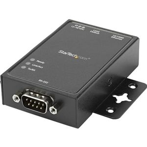StarTech.com 1-poorts serieel-over-IP Ethernet apparaatserver - RS232 - DIN Rail en oppervlakte monteerbaar - aluminium