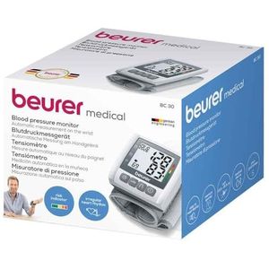 Beurer BC 30 polsbloeddrukmeter; Grijs-Wit