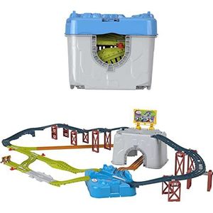 Thomas & Friends Set speelgoedreinrails, emmer voor Connect & Build, 48-delig uitbreidingspakket voor diecast- en gemotoriseerde treinen, vanaf 3 jaar, HNP81
